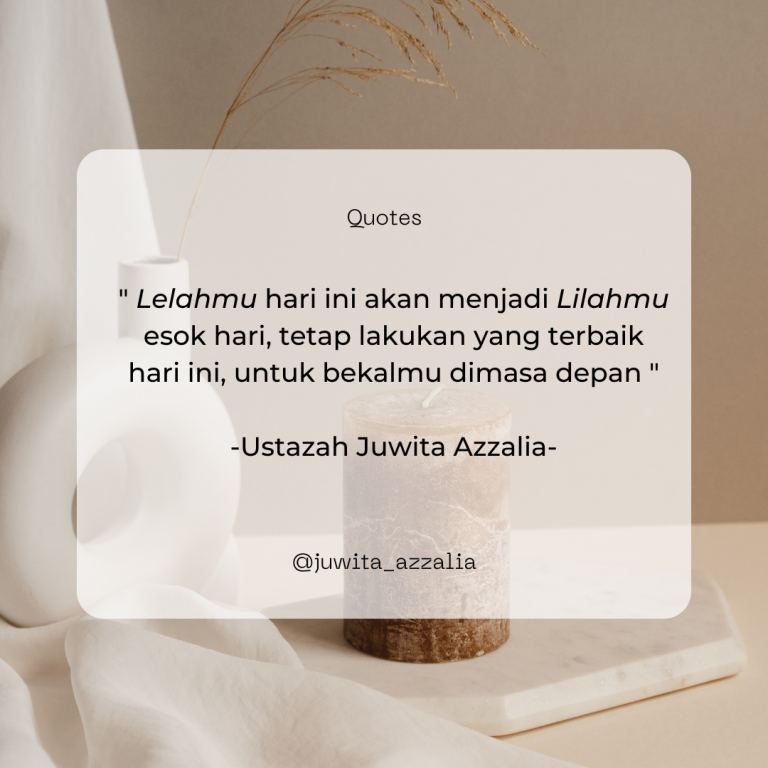 Kreem & Coklat Simpel Kutipan Instagram Post